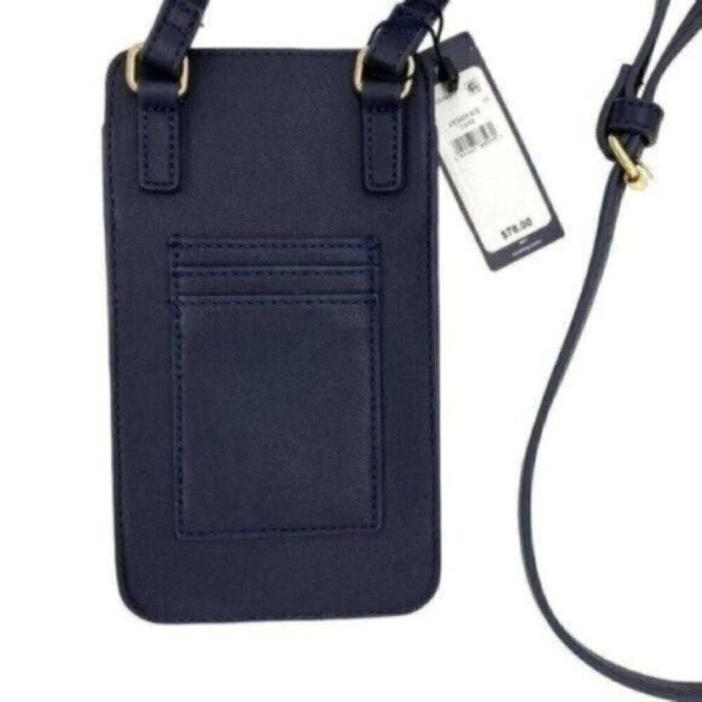 Tommy Hilfiger Elsie Phone Crossbody Bag in Navy Blue New - Picture 9 of 12